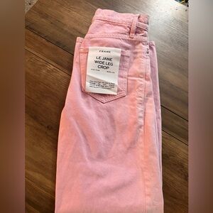 Frame Denim Women's Coral Wide Leg Crop Jeans